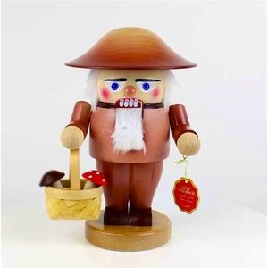 RARE HTF STEINBACH | HANDMADE IN GERMANY TROLL MUSHROOM PICKER NUTCRACKER